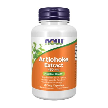NOW Artichoke Extract 450 мг 90 растителни капсули