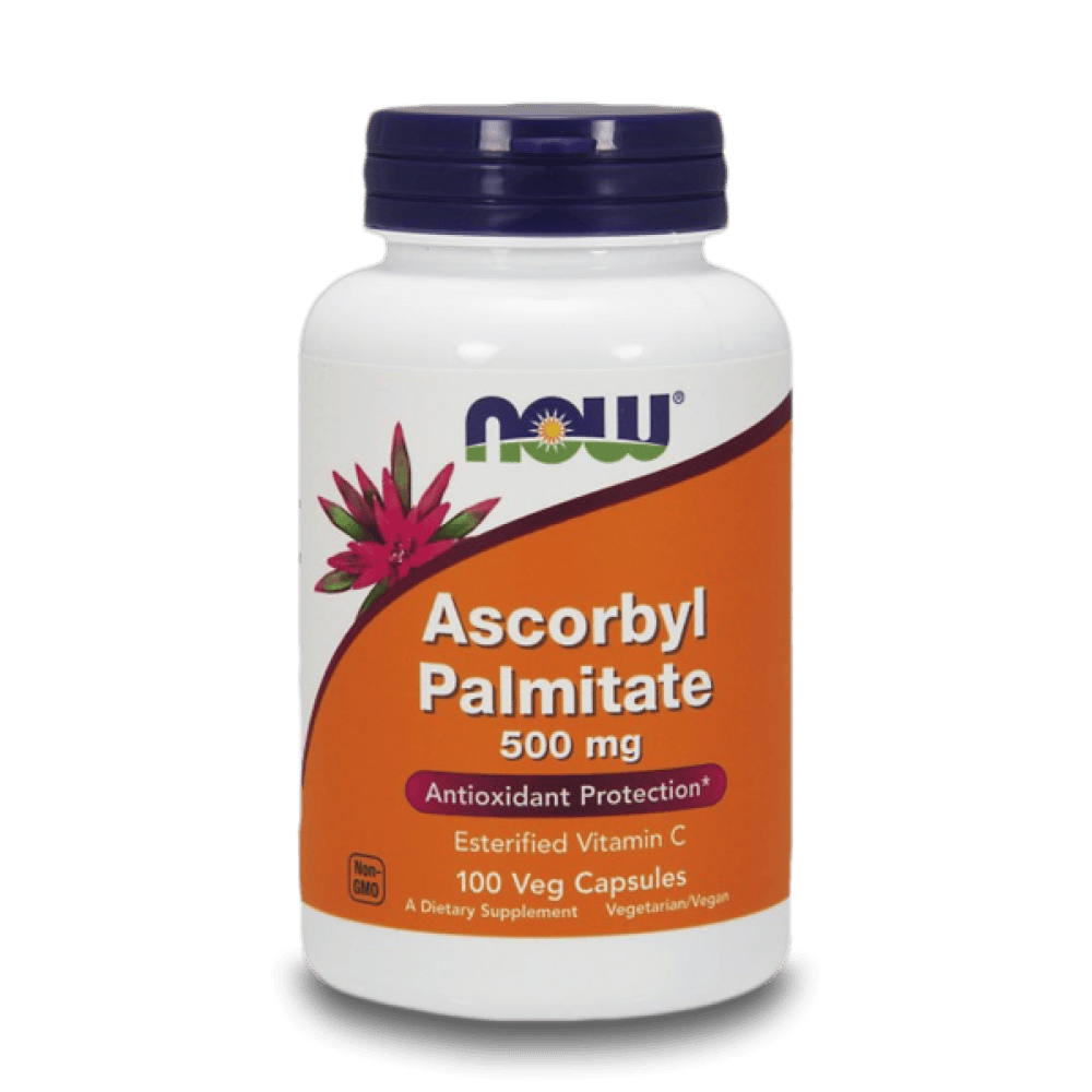 NOW Ascorbyl Palmitate 500 мг 100 растителни капсули