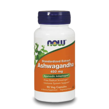 NOW Ashwagandha 450 мг 90 растителни капсули