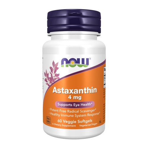 NOW Astaxanthin 4mg 60 дражета