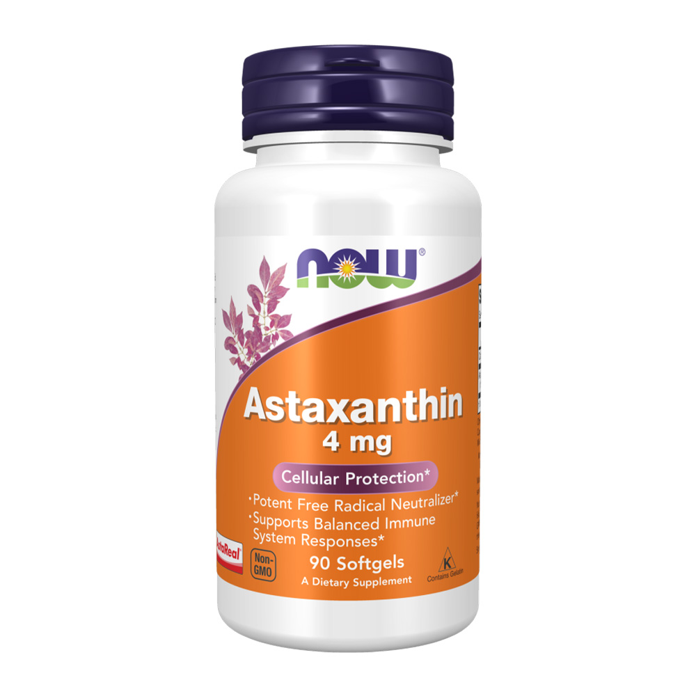 NOW Astaxanthin 4 мг 90 меки капсули