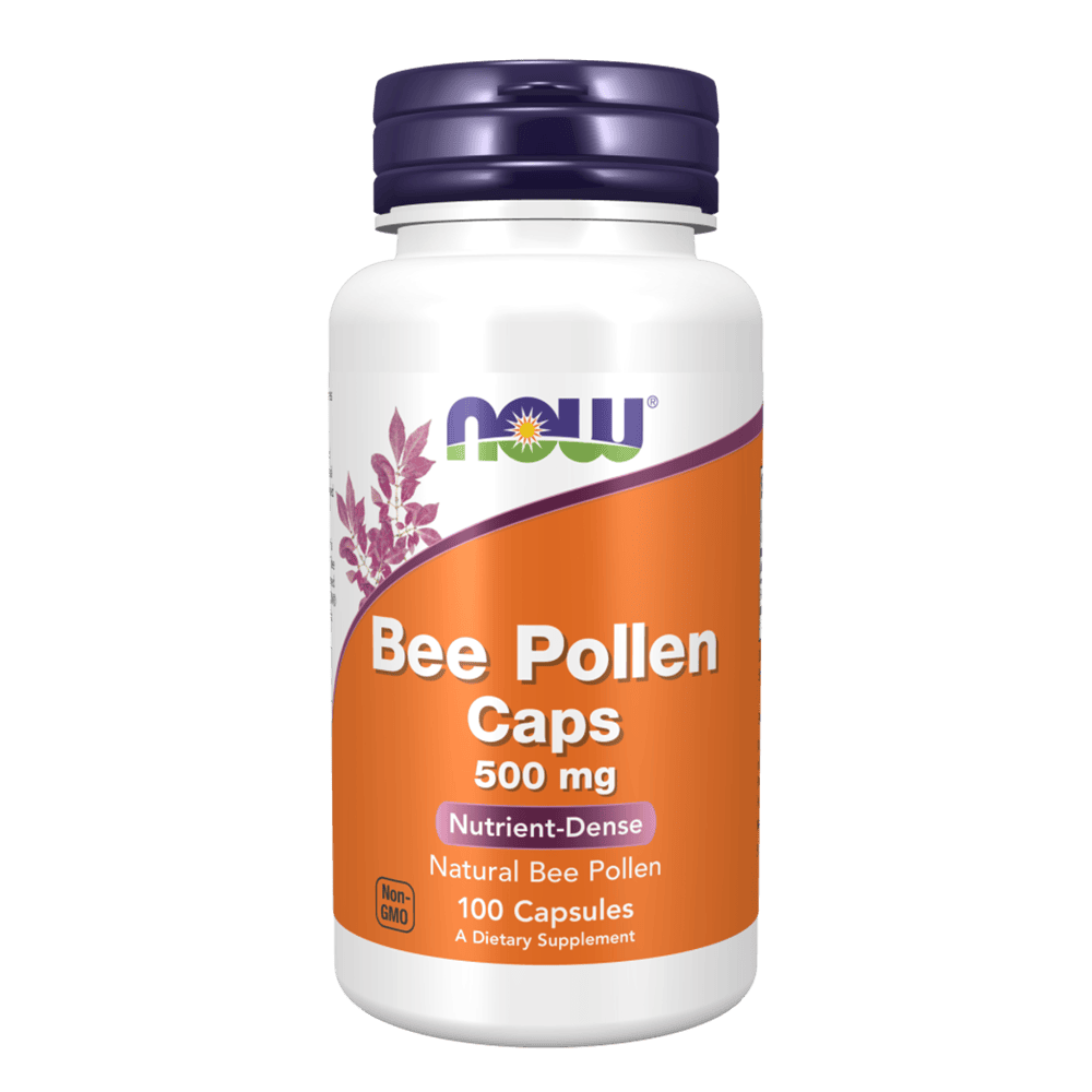 NOW Bee Pollen 500 мг 100 капсули