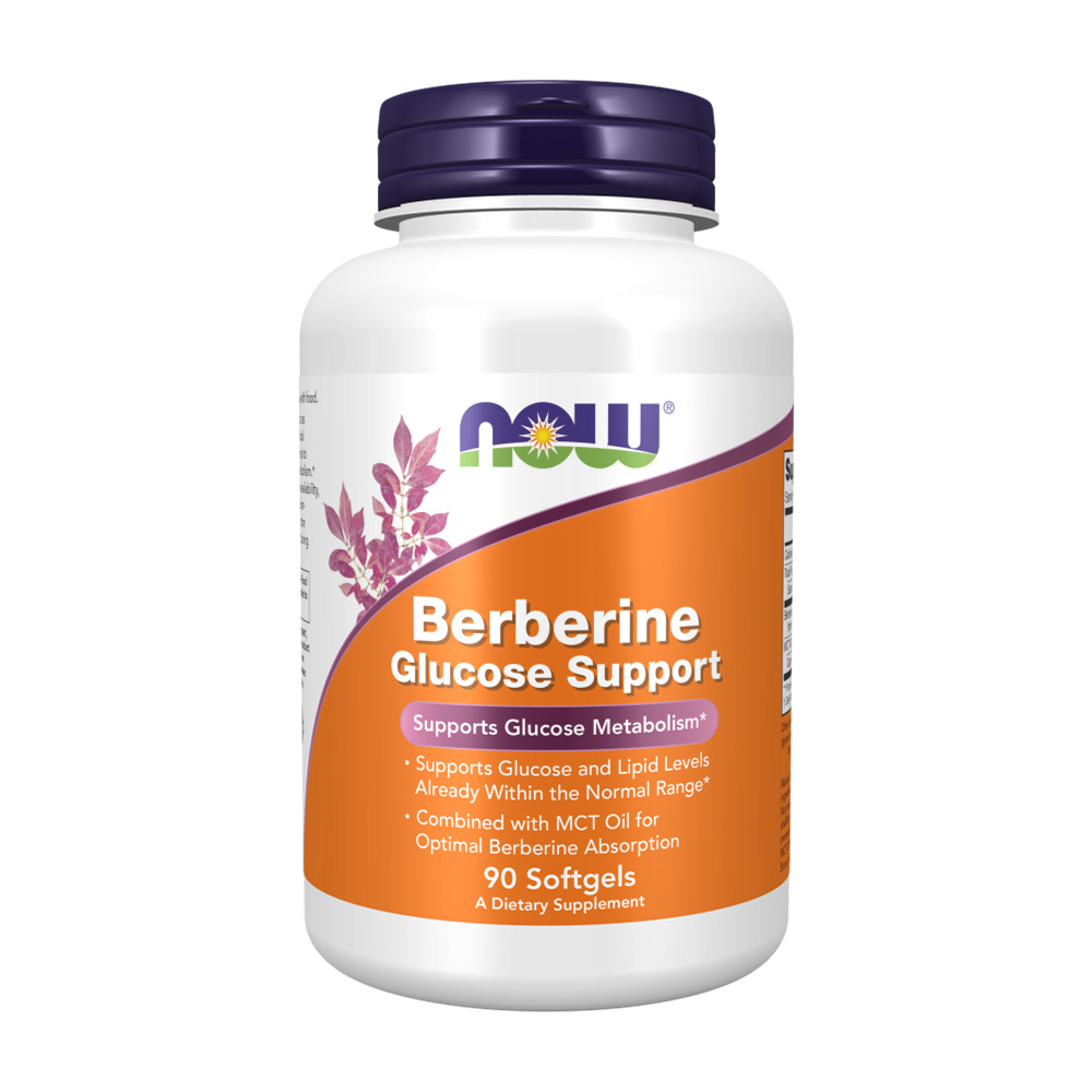 NOW Berberine Glucose Support 90 меки капсули