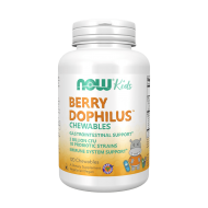 NOW Berrydophilus Kids 120 дъвчащи капсули
