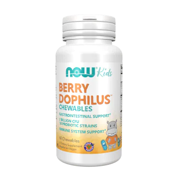 NOW Berrydophilus 2 billion 60 дъвчащи таблетки