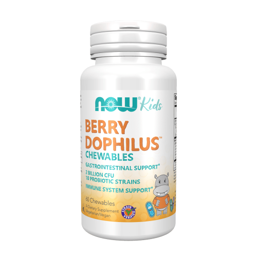 NOW Berrydophilus 2 billion 60 дъвчащи таблетки