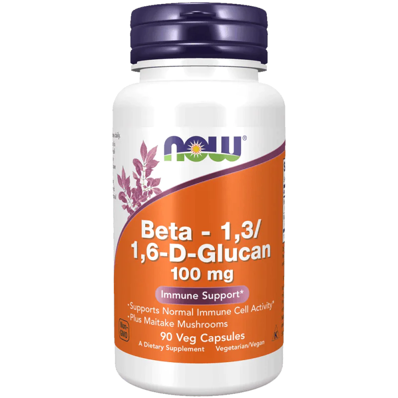 NOW Beta-1,3/1,6-D-Glucan 90 растителни капсули