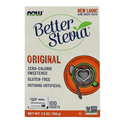 NOW Better Stevia Zero Calorie Sweetener 100 пакета