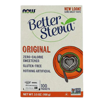 NOW Better Stevia Zero Calorie Sweetener 100 пакета