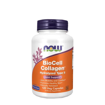 NOW Biocell Collagen Hydrolyzed Type II 120 Растителни капсули