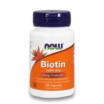 NOW Biotin 1000 мкг 100 капсули