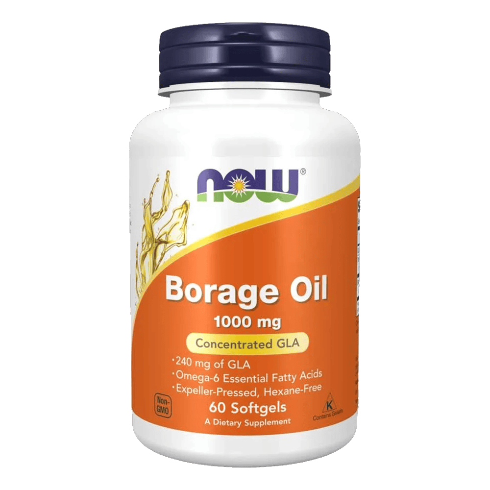 NOW Borage Oil (240мг GLA) 60 меки капсули