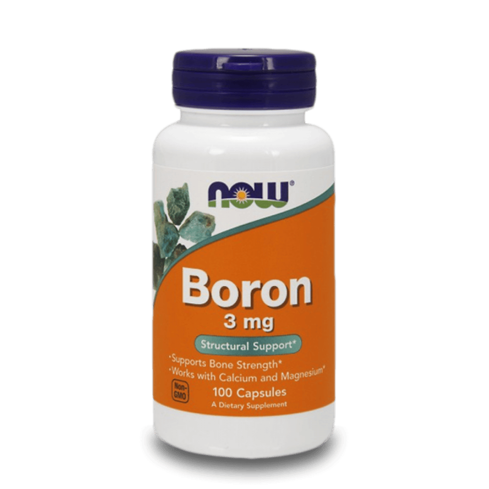 NOW Boron 3 мг 100 капсули