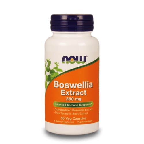 NOW Boswellia Extract 250 мг 60 растителни капсули