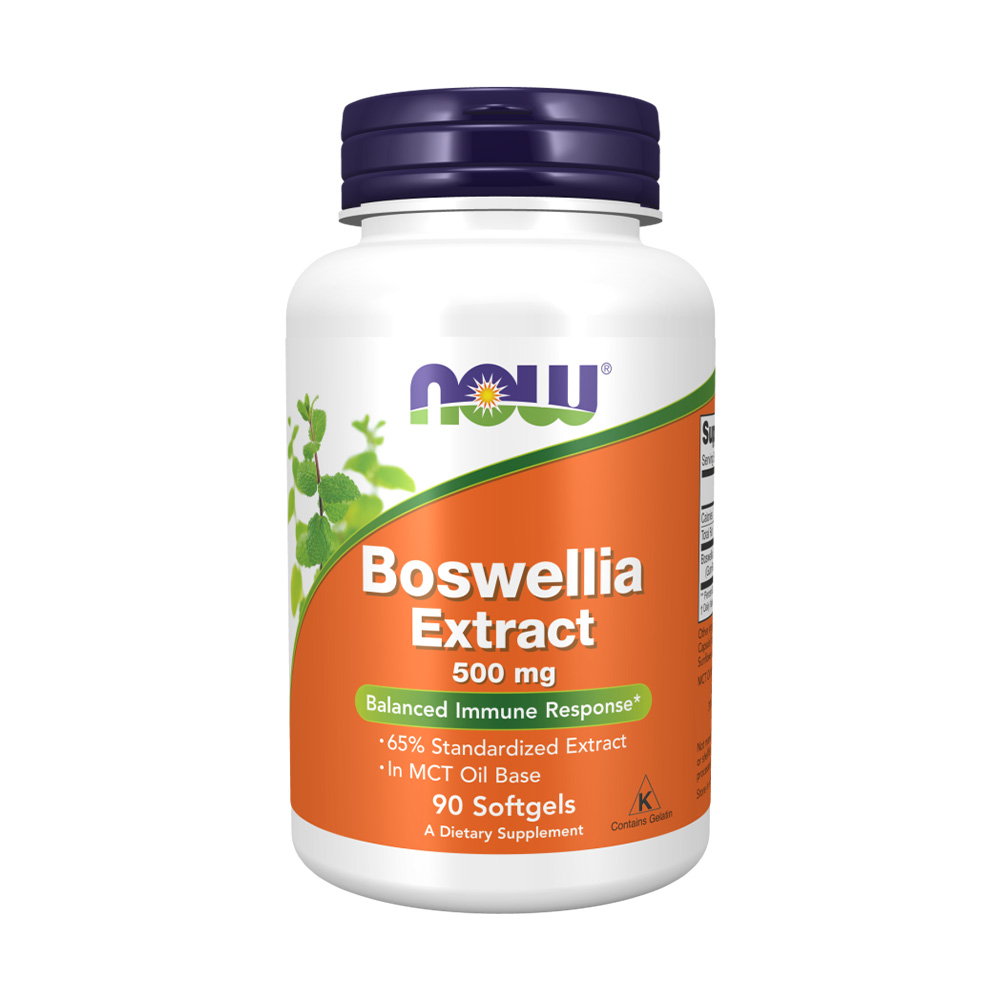 NOW Boswellia Extract 500 мг 90 меки капсули