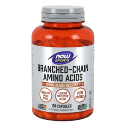 NOW Branched Chain Amino Acids 120 капсули