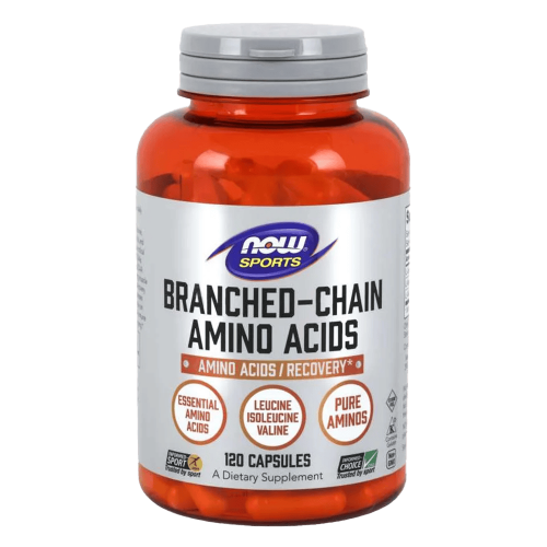 NOW Branched Chain Amino Acids 120 капсули