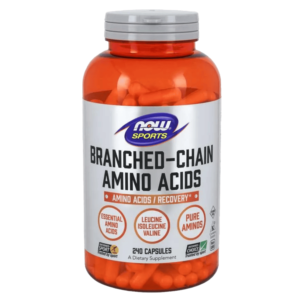 NOW Branched Chain Amino Acids 240 капсули