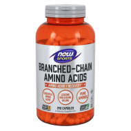 NOW Branched Chain Amino Acids 240 капсули