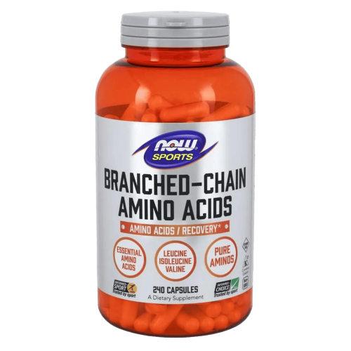 NOW Branched Chain Amino Acids 240 капсули