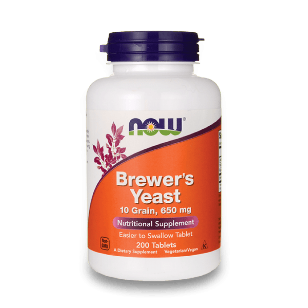 NOW Brewer's Yeast 650 мг 200 таблетки