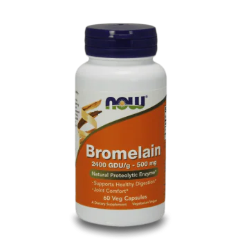 NOW Bromelain 500 мг 2400 GDU 60 капсули