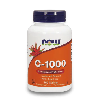 NOW C-1000 Sustained Released with Rose Hips 100 таблетки