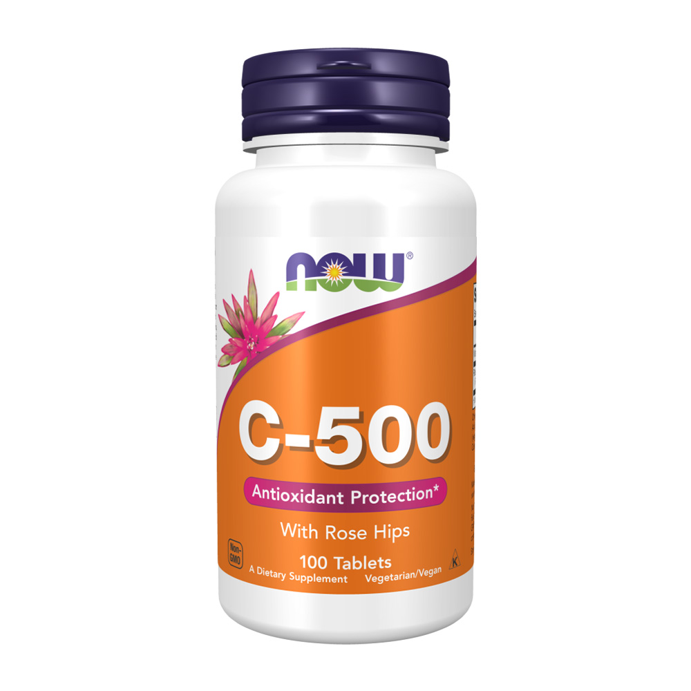 NOW C-500 with Rose Hips 100 таблетки
