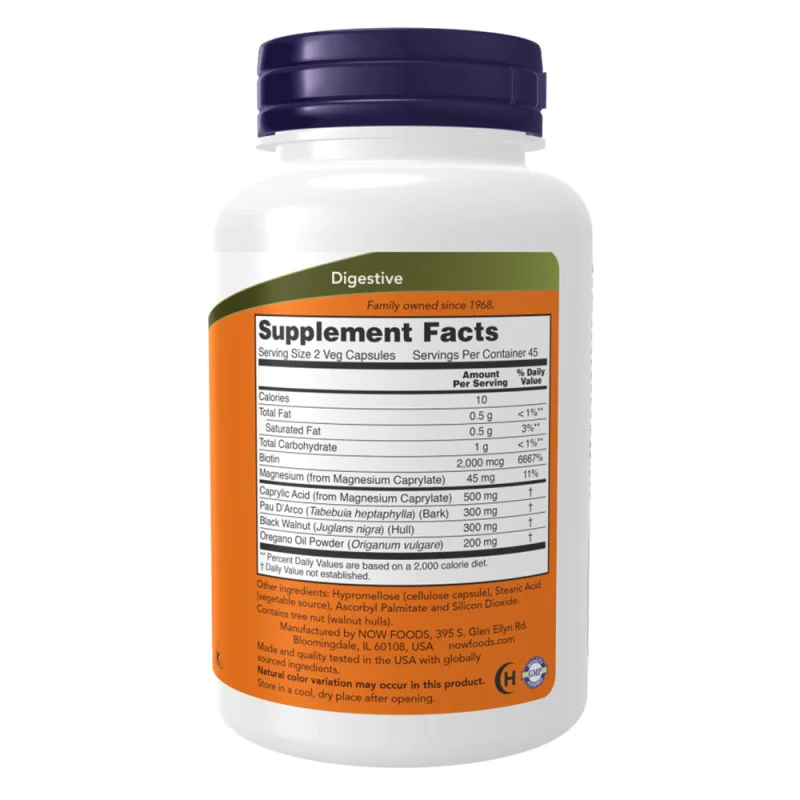 NOW Candida Support 90 растителни капсули