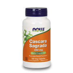 NOW Cascara Sagrada 450 мг 100 капсули