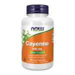 NOW Cayenne 500 мг 100 растителни капсули