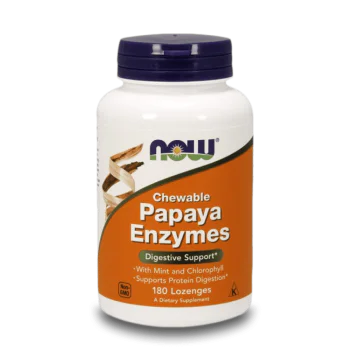 NOW Chewable Papaya Enzymes 180 дъвчащи таблетки