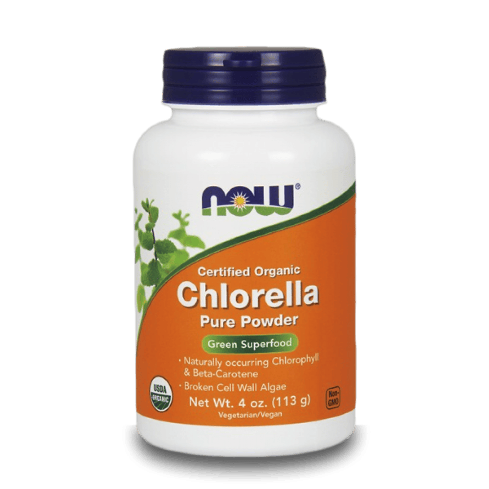 NOW Chlorella Powder 4 oz (113 гр) 