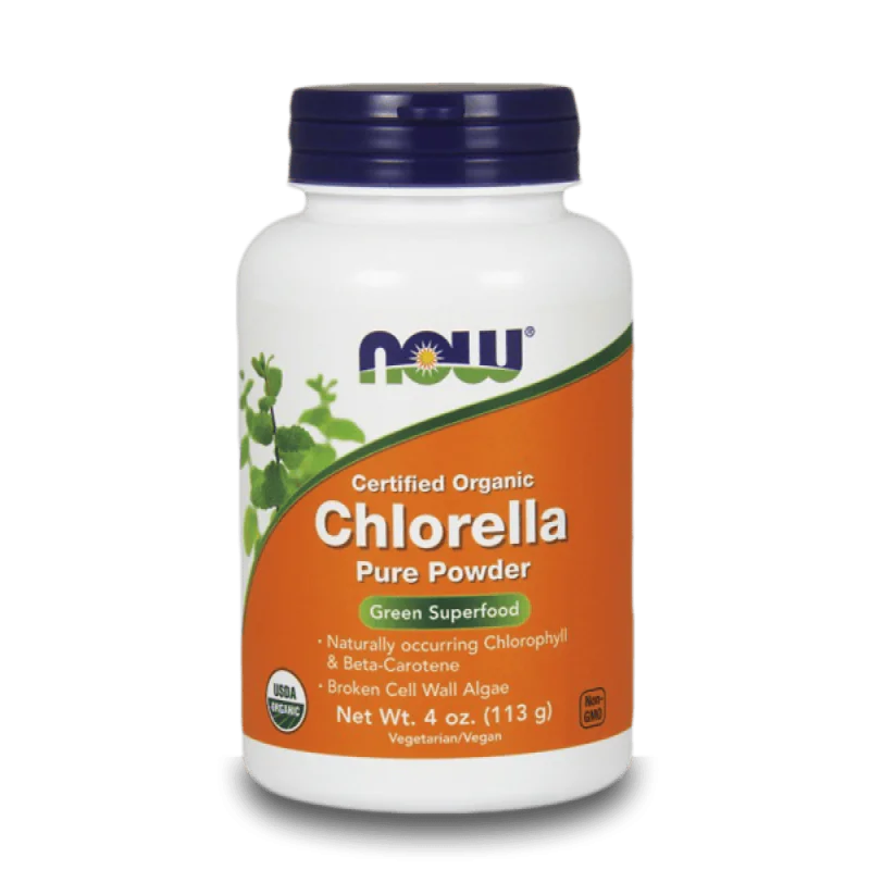 NOW Chlorella Powder 4 oz (113 гр) 