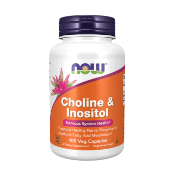 NOW Choline & Inositol 100 растителни капсули 