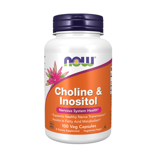 NOW Choline & Inositol 100 растителни капсули 