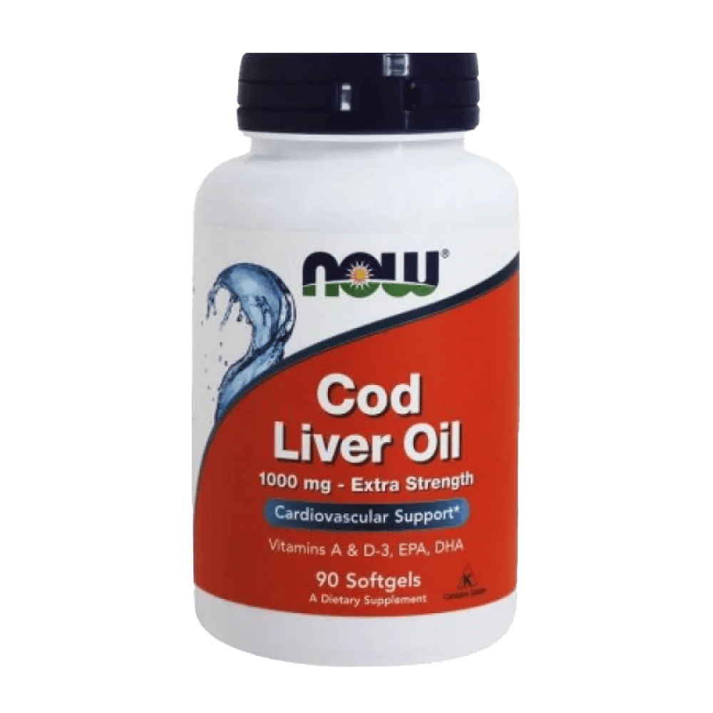 NOW Cod Liver Oil 1000 мг 90 меки капсули
