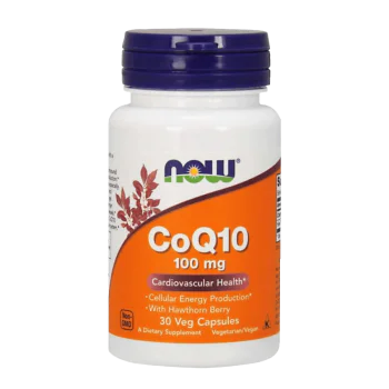 NOW CoQ10 100 мг 30 растителни капсули
