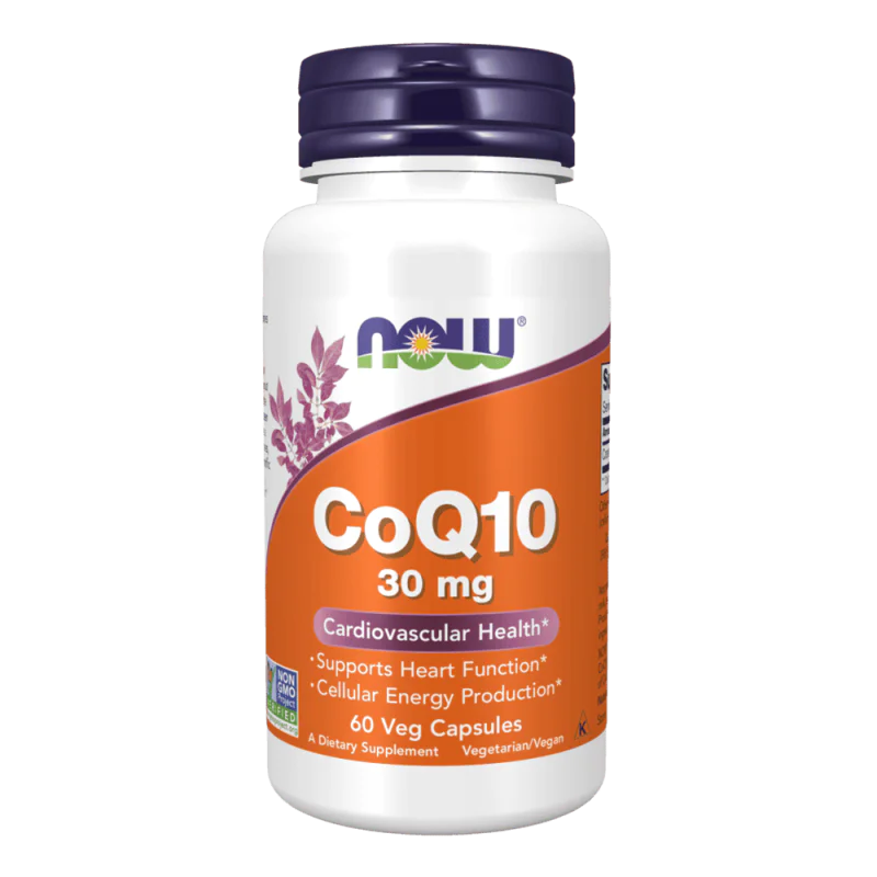 NOW CoQ10 30 мг 60 капсули
