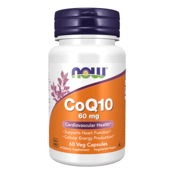 NOW CoQ10 60 мг 60 растителни капсули