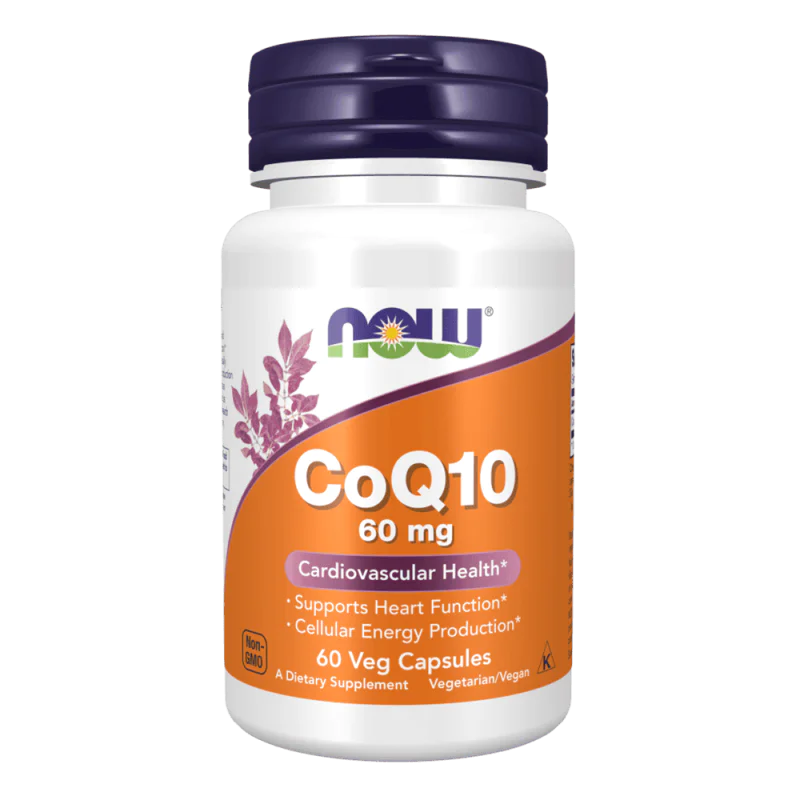 NOW CoQ10 60 мг 60 растителни капсули