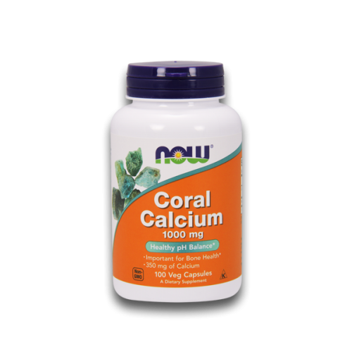 NOW Coral Calcium 1000 мг 100 растителни капсули
