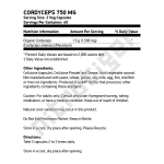 NOW Cordyceps 750 мг 90 растителни капсули