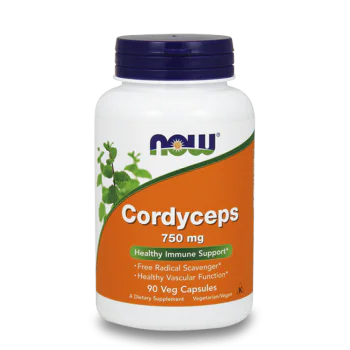 NOW Cordyceps 750 мг 90 растителни капсули