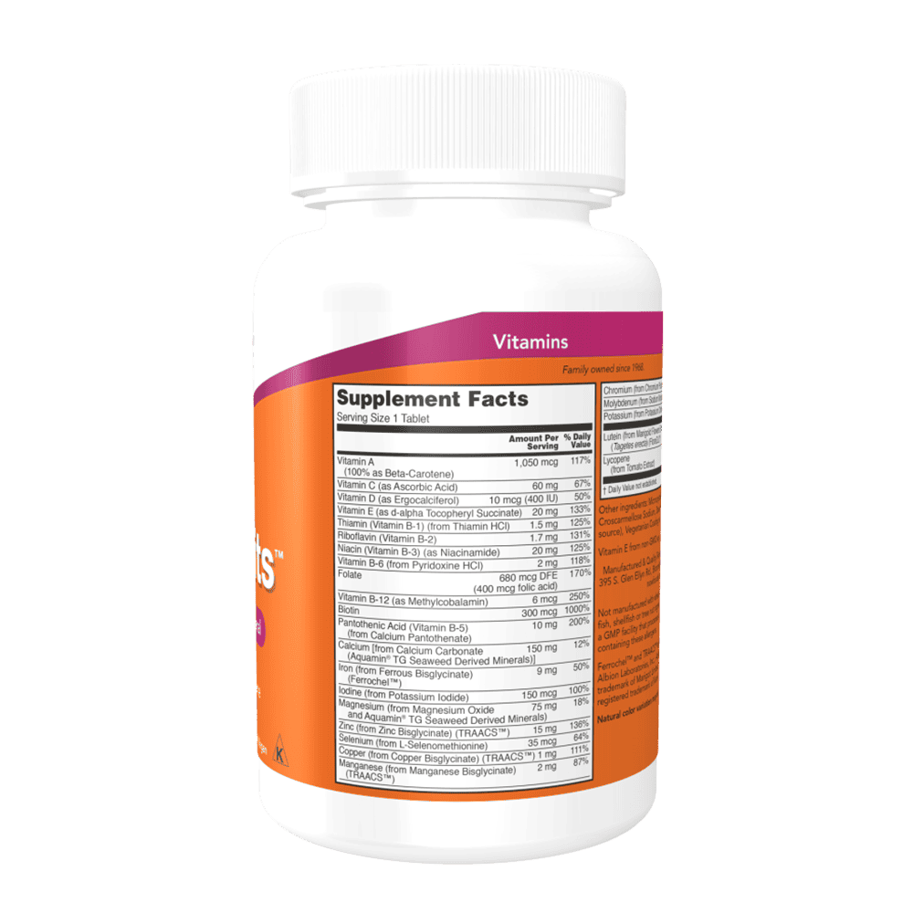 NOW Daily Vits 100 таблетки