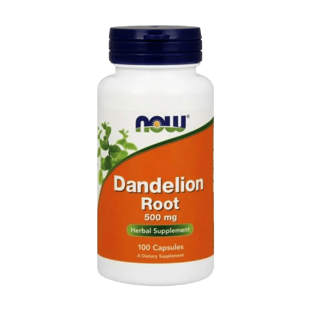 NOW Dandelion Root 500 мг 100 растителни капсули