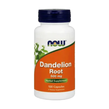 NOW Dandelion Root 500 мг 100 растителни капсули