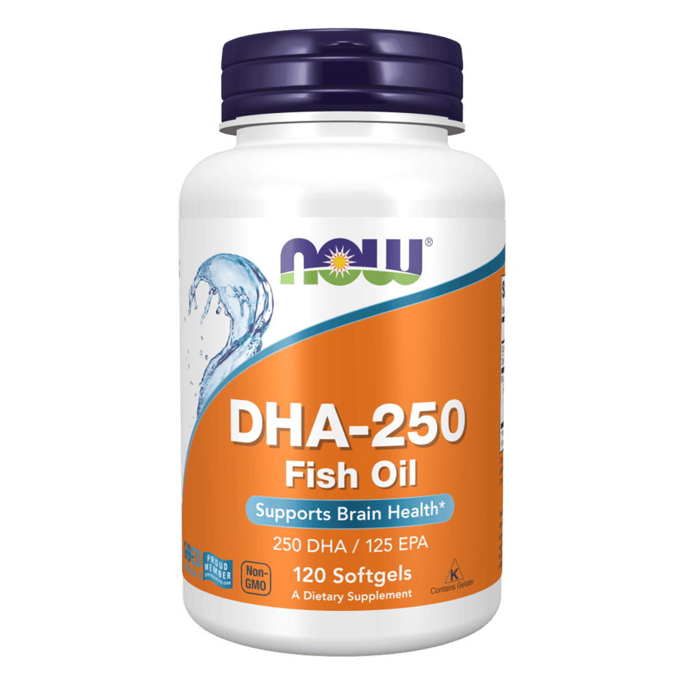 NOW DHA 250 мг 120 меки капсули