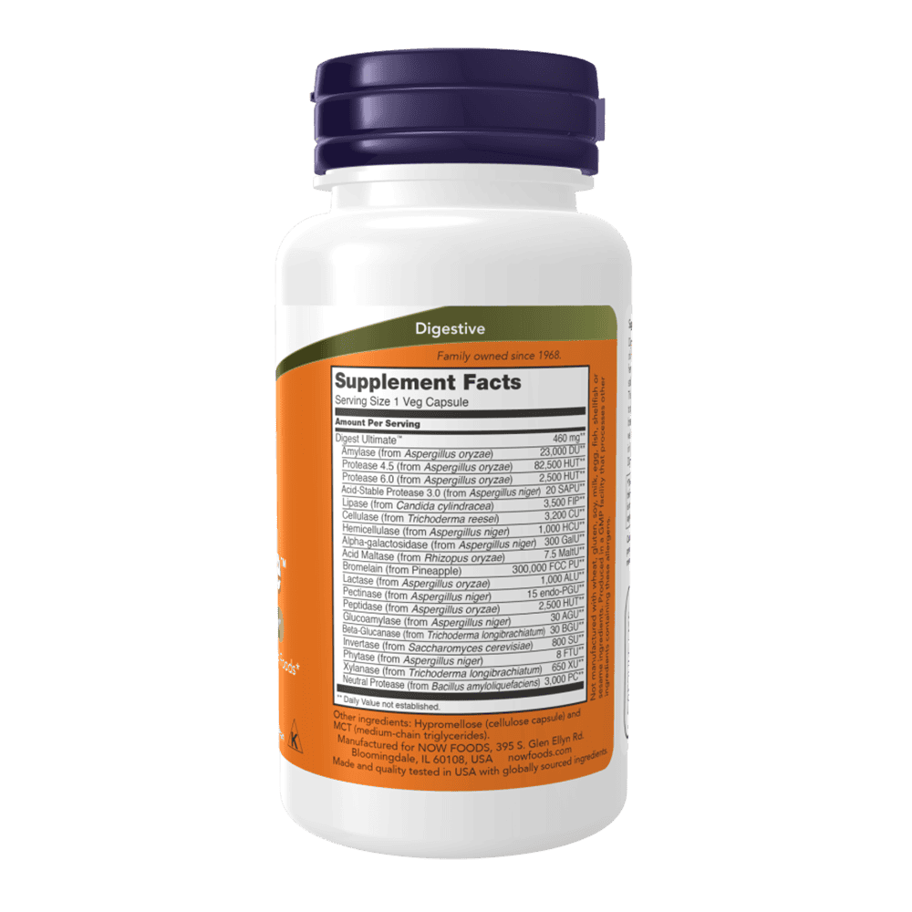 NOW Digest Ultimate 120 растителни капсули