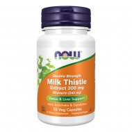 NOW Double Strength Milk Thistle Extract 300 мг 50 растителни капсули